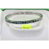 Image 1 : #19 STERLING SILVER SAPPHIRE BANGLE