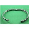 Image 4 : #19 STERLING SILVER SAPPHIRE BANGLE