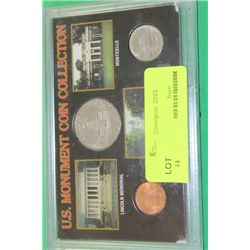 #36 U.S. MONUMENT COIN COLLECTION- UNCIRCULATED