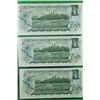 Image 2 : #1 CANADIAN 1 DOLLAR BILLS 1973 UNCIRCULATED IN