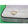 Image 4 : #25 10K GOLD AND DIAMOND 0.05CT RING