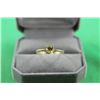 Image 2 : #28 14K GOLD YELLOE SAPPHIRE 0.07CT RING