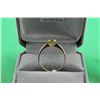 Image 3 : #28 14K GOLD YELLOE SAPPHIRE 0.07CT RING
