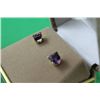 Image 3 : #34 14K GOLD AMETHYST EARRINGS