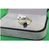 Image 4 : #35 14K GOLD SAPPHIRE 1.15CT RING