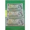 Image 1 : #16 1973 CANADIAN $1 DOLLAR BILLS X3