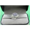 Image 2 : #39 STERLING SILVER TANZANITE RING