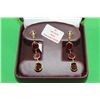 Image 1 : #40 14K GOLD RUBY 7.30CT EARRINGS