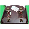 Image 2 : #40 14K GOLD RUBY 7.30CT EARRINGS