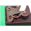 Image 3 : #40 14K GOLD RUBY 7.30CT EARRINGS