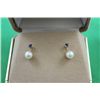 Image 1 : #48 14K GOLD PEARL 7 LOLITE EARRINGS