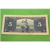 Image 2 : #18 1937 KING GEORGE BANK OF CANADA $5 BILL