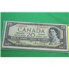 Image 1 : #44 1954 "DEVILS FACE" $20 CANADA BILL