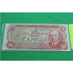 #46 1975 MUSICAL RIDE $50 CANADA BILL