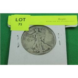 #53 1938 U.S. WALKING LIBERTY HALF DOLLAR