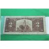 Image 2 : 1937 BANK OF CANADA KING GEORGE $2 BILL