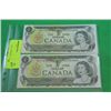 Image 1 : #159 1973 CANADA $1 BILLS IN SEQUENCE, UNCIRC.