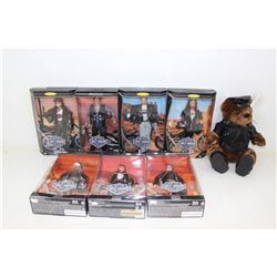 7 Harley Davidson Collectible Barbies
