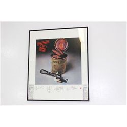 Framed Rolling Stones Poster and Book
