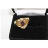 Image 5 : 14k Gold Ring with Pink Stone
