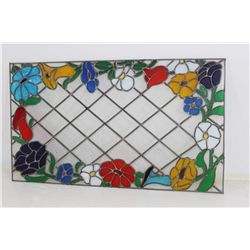 Stained Glass Flower Pattern