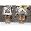 Image 10 : 6 Handmade Kachinas Mounted on Wood