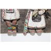 Image 2 : 6 Handmade Kachinas Mounted on Wood
