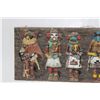 Image 3 : 6 Handmade Kachinas Mounted on Wood