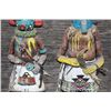 Image 9 : 6 Handmade Kachinas Mounted on Wood