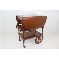 Vintage Wood Tea Cart