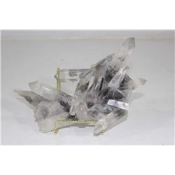 Quartz Crystal Cluster on Stand
