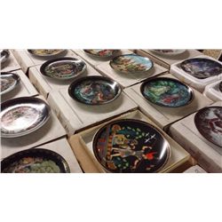 Lot of 57 Bradford Exchange Plates