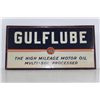 Image 1 : Authentic Gulflube Porcelain Sign