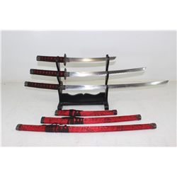 Black Stand With 3 Swords