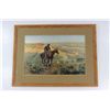 Image 3 : 2 Framed Charles M Russell Print Wagon Boss