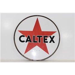 Authentic Porcelain Cal tex Gasoline Sign
