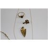 Image 7 : Lot of 5 Misc Gold Items