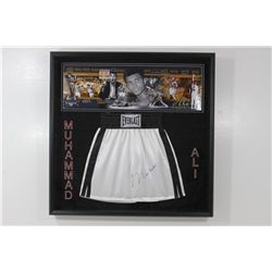 Ali Time Line Collage W/Signed Trunks