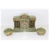 Image 1 : Marble Clock With Accent Bowls
