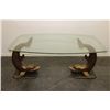 Image 1 : Brass Dolphin Base Table
