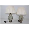 Image 1 : Pair of Decoupage Lamps
