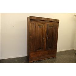 Antique 2 Door Solid Wood Cabinet