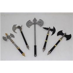 5 Decorative Battle Axes