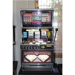 Double Diamond Slot Machine With Stand