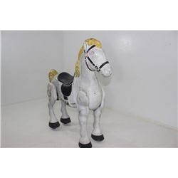 Antique MOBO Bronco Metal Rocking Horse