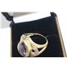Image 2 : 10K Gold Ring with Purple Stone