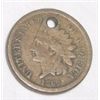 Image 1 : 1860 *RARE-2ND YEAR* INDIAN HEAD PENNY-*RARE VERY GOOD GRADE-HOLED!! INDIAN HEAD PENNY CAME OUT OF S