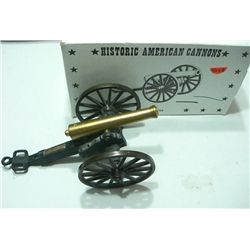 BEAUTIFUL CANNON CAST IRON & BRASS STAMPED *MFG G 1/0 UC* COMES IN ORIGINAL BOX-BOX WRITTEN MFG L.E.