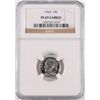 Image 1 : 1960 ROOSEVELT DIME, NGC PROOF-69 CAMEO!