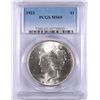 Image 1 : 1923 PEACE SILVER DOLLAR, PCGS MS-65